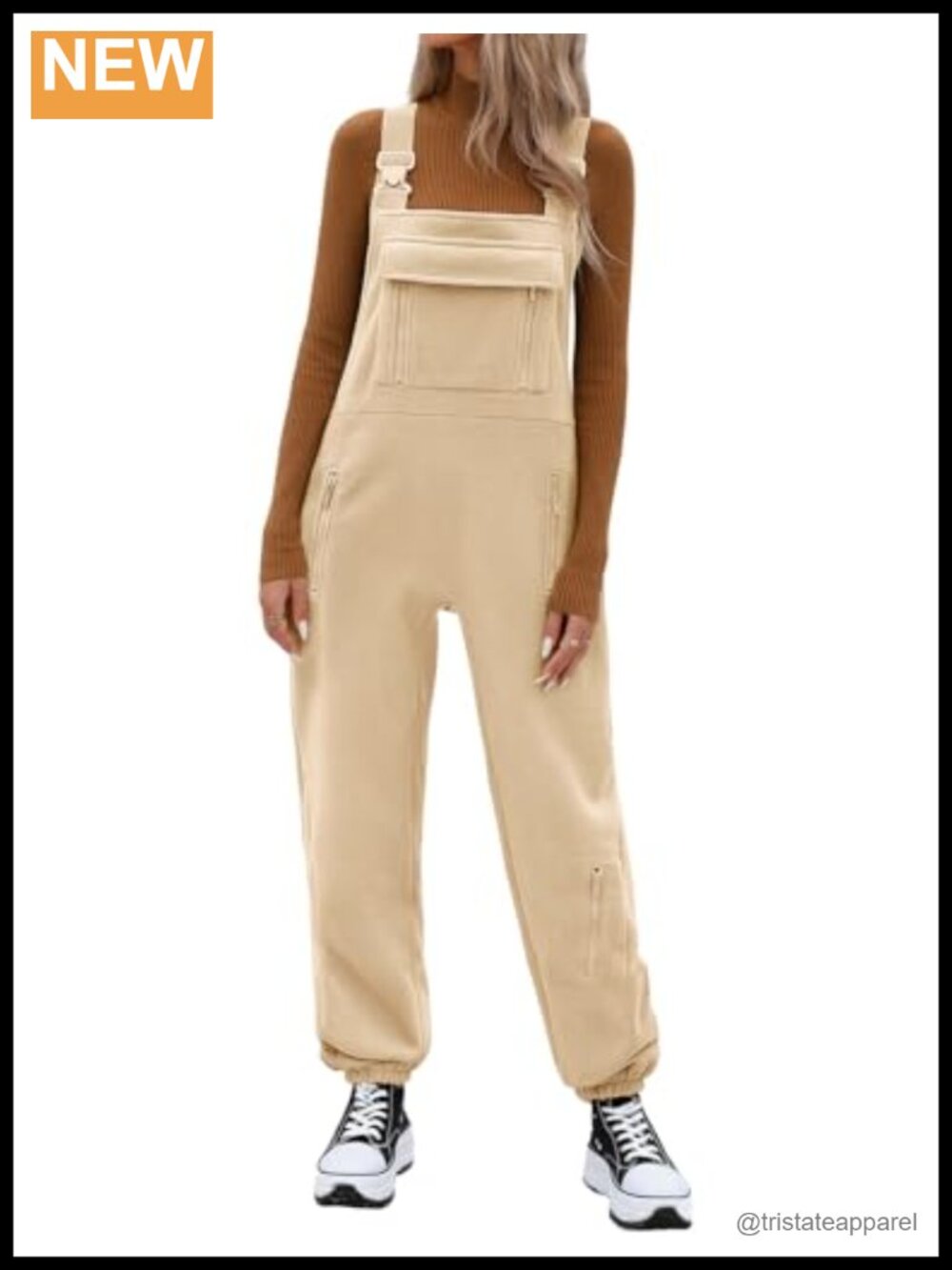 Fleece Overalls Women Fuzzy Warm Sleeveless Adjustable Strap Loose Winter